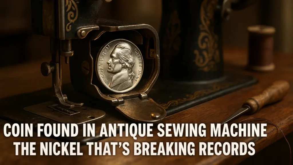 Coin Found In Antique Sewing Machine The Nickel That’s Breaking Records