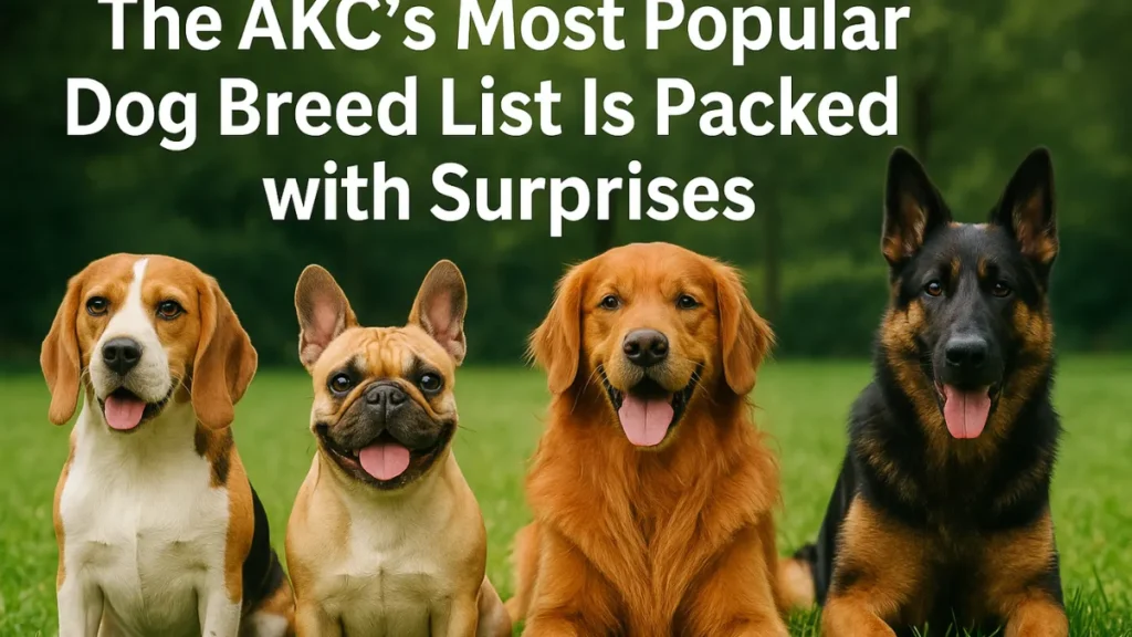 The AKC's Most Popular Dog Breed List Is Packed with Surprises