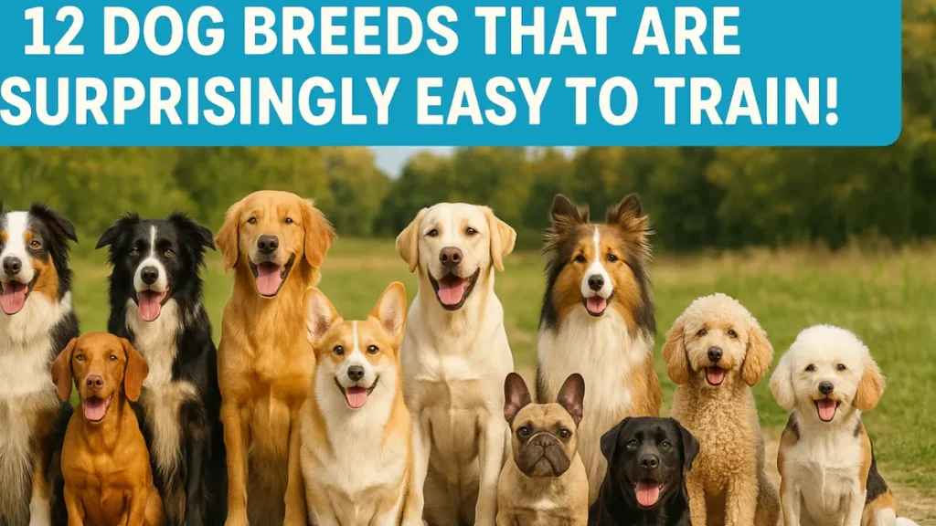 12 Dog Breeds That Are Surprisingly Easy to Train!