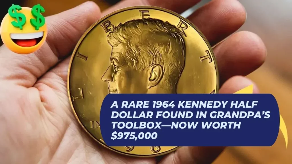 A Rare 1964 Kennedy Half Dollar Found in Grandpa’s Toolbox—Now Worth $975,000