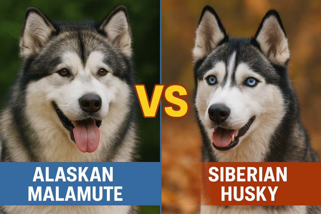 Alaskan Malamute vs Siberian Husky