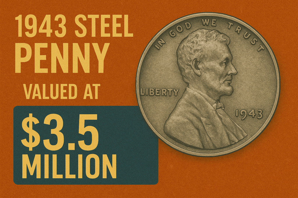 1943 Steel Penny Valued at $3.5 Million