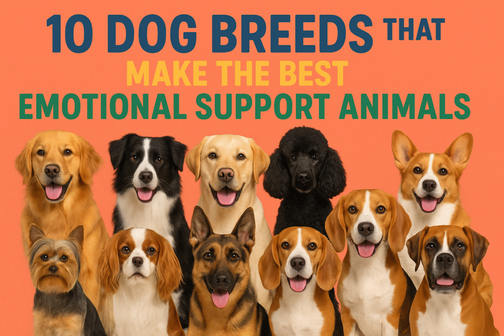 10 Dog Breeds That Make the Best Emotional Support Animals in 2025