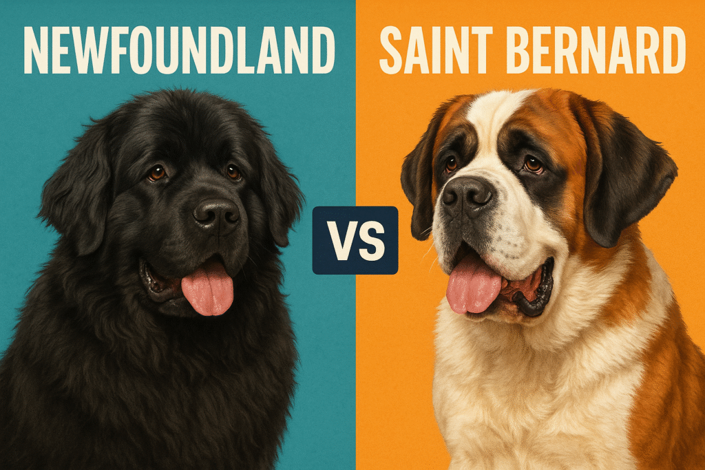 Newfoundland vs. Saint Bernard