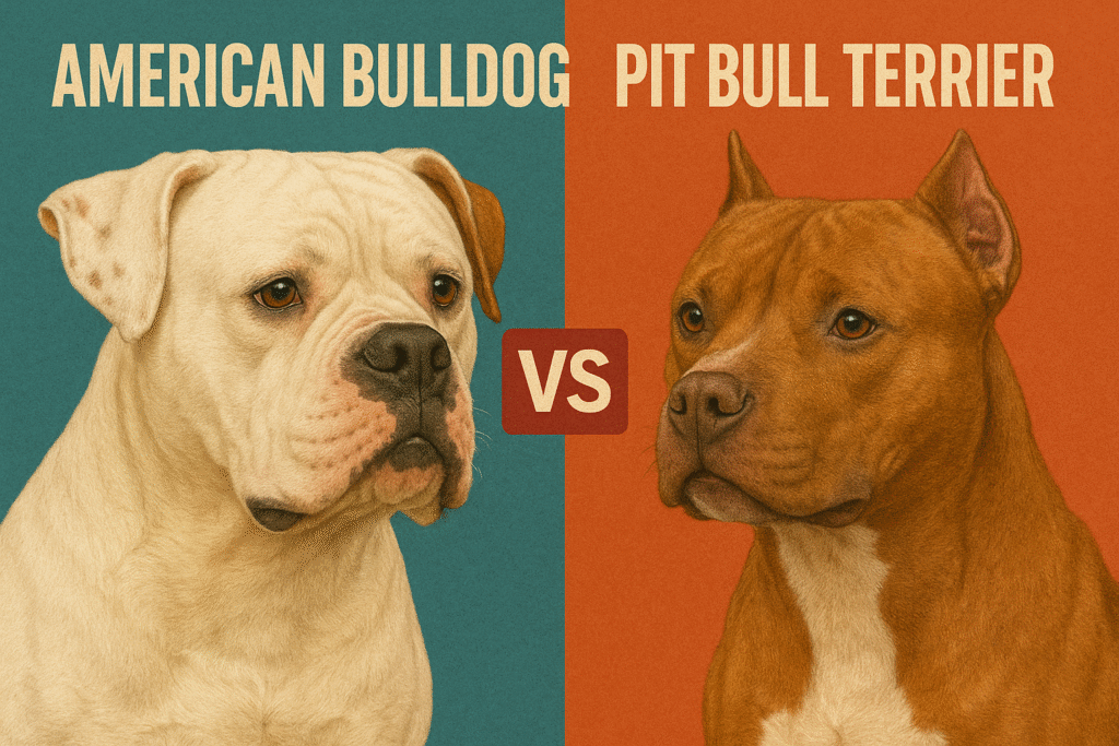 American Bulldog vs. Pitbull Terrier