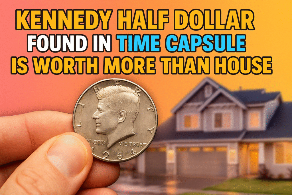 Kennedy Half Dollar Found in Time Capsule Is Worth More Than House