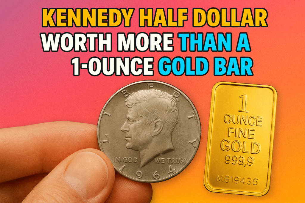 How a Kennedy Half Dollar Ended Up Worth More Than a 1-Ounce Gold Bar