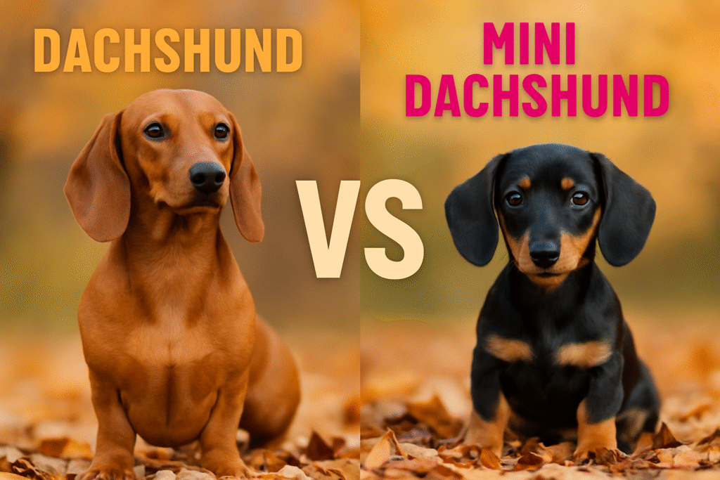 Dachshund Vs Mini Dachshund: What Makes Them Different and Alike?