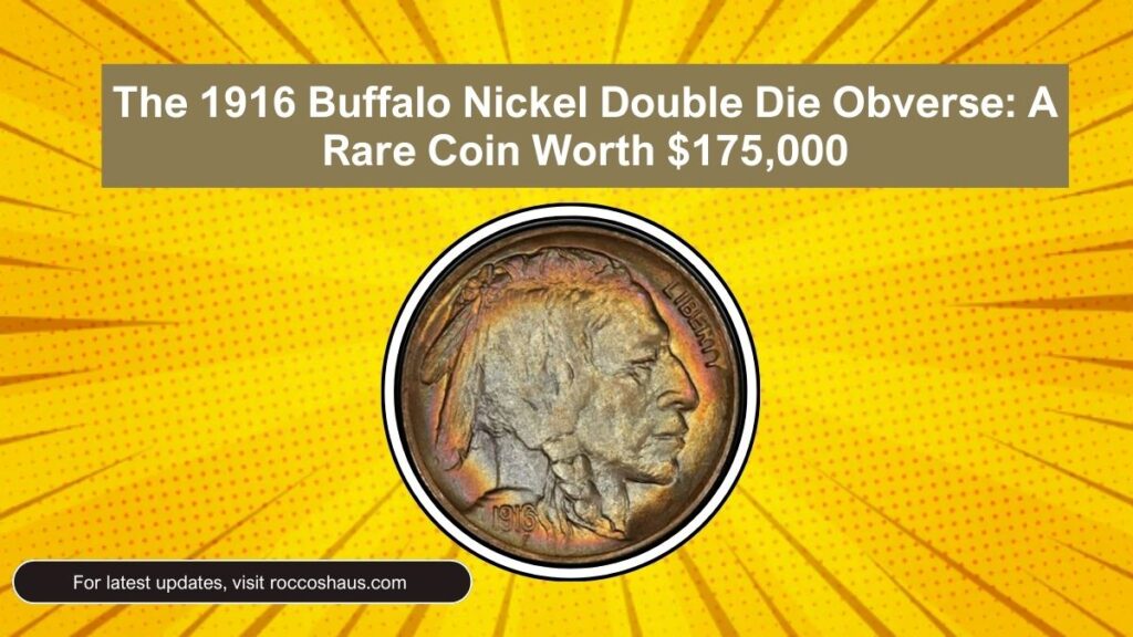 The 1916 Buffalo Nickel Double Die Obverse: A Rare Coin Worth $175,000