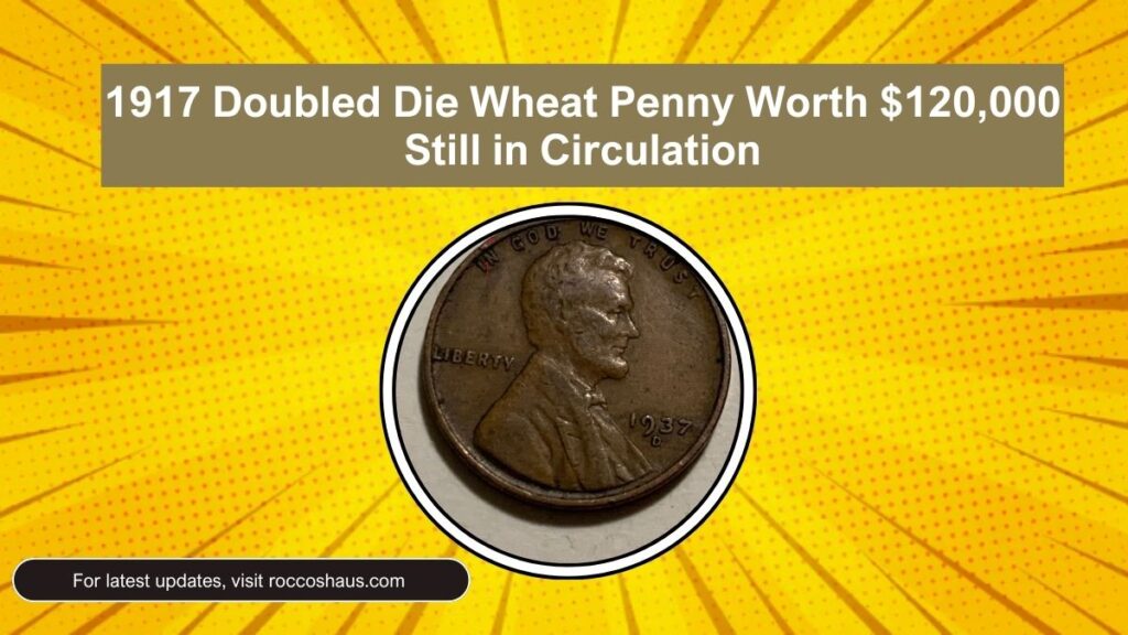 1917 Doubled Die Wheat Penny Worth $120,000 Still in Circulation