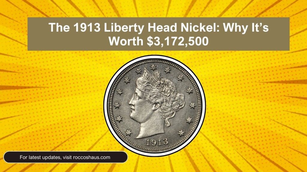 The 1913 Liberty Head Nickel: Why It’s Worth $3,172,500