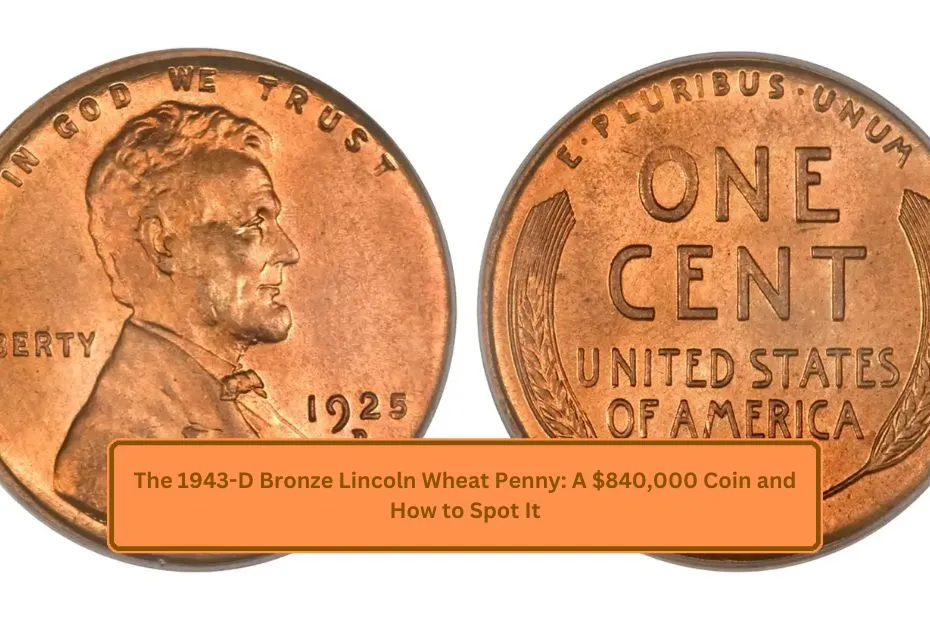 The 1943-D Bronze Lincoln Wheat Penny: A $840,000 Coin and How to Spot It