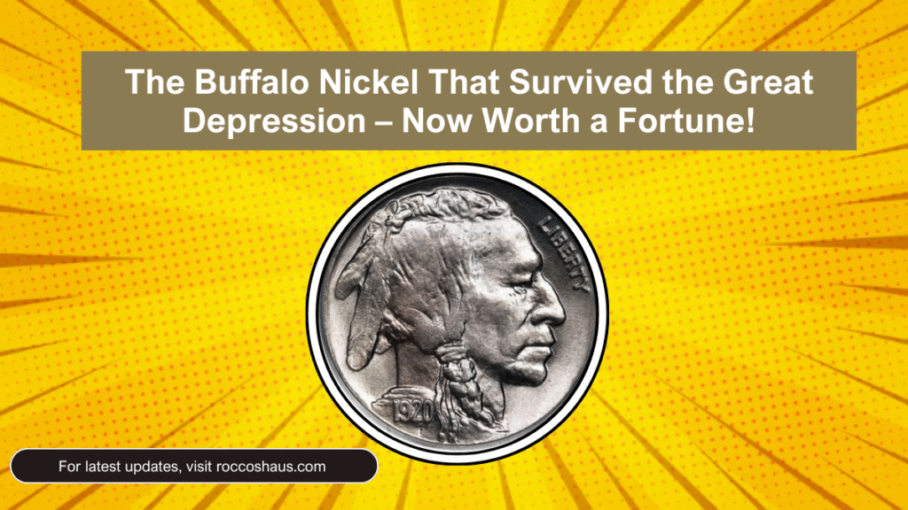 The Buffalo Nickel That Survived the Great Depression – Now Worth a Fortune!